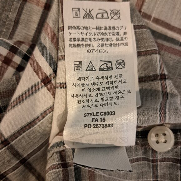 J. Crew Men's Medium 100% Cotton Slim Fit Long Sleeve Button Down Style #C8003 - Picture 9 of 14